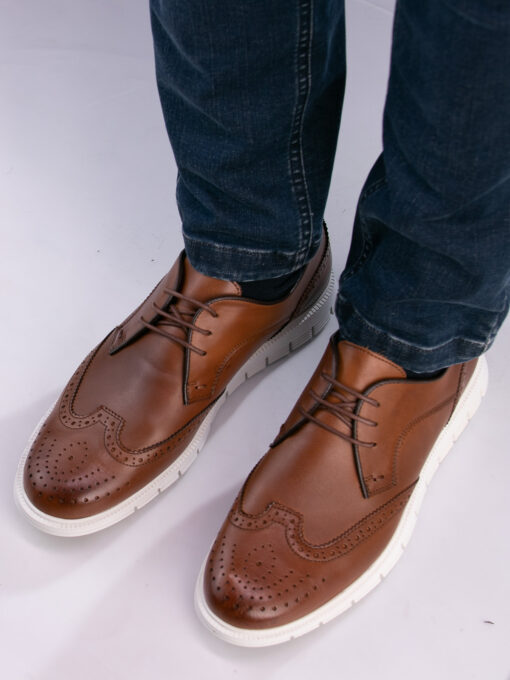Gregers Sport Brogue - cognac - Bilde 9