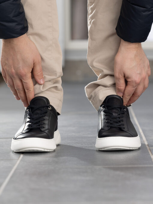Gregers Avenue light leather - black - Bilde 10