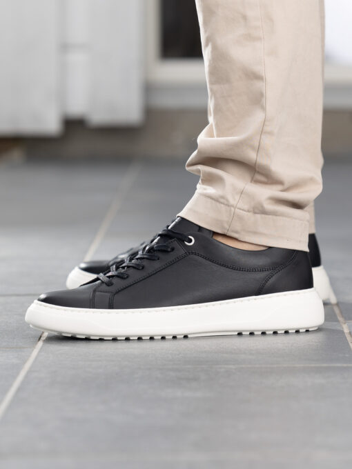 Gregers Avenue light leather - black - Bilde 7