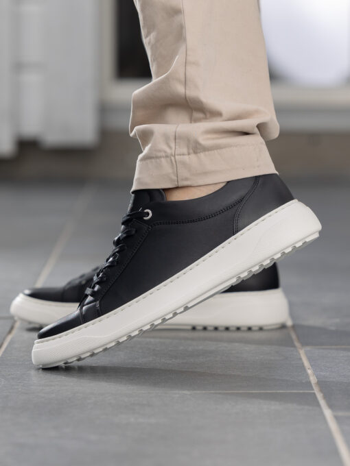 Gregers Avenue light leather - black - Bilde 6