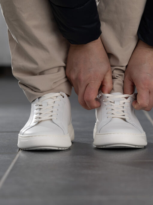 Gregers Avenue light leather - white - Bilde 9