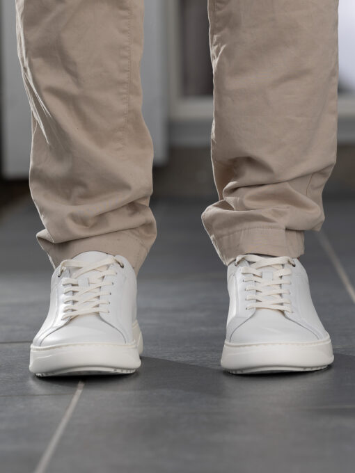 Gregers Avenue light leather - white - Bilde 8