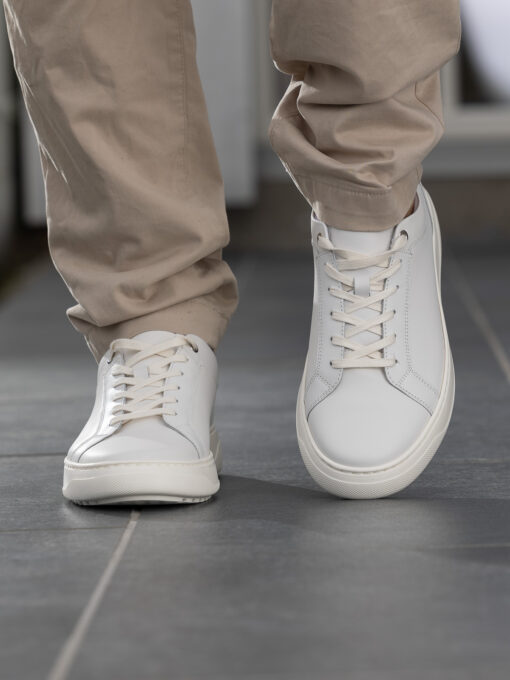 Gregers Avenue light leather - white - Bilde 7