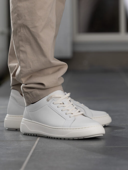 Gregers Avenue light leather - white - Bilde 5