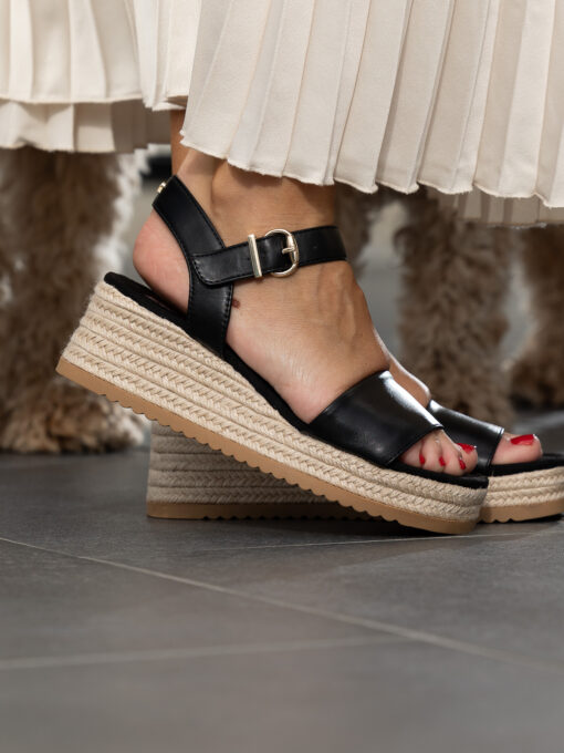 Roberto Rosso Lili Wedge - black - Bilde 12