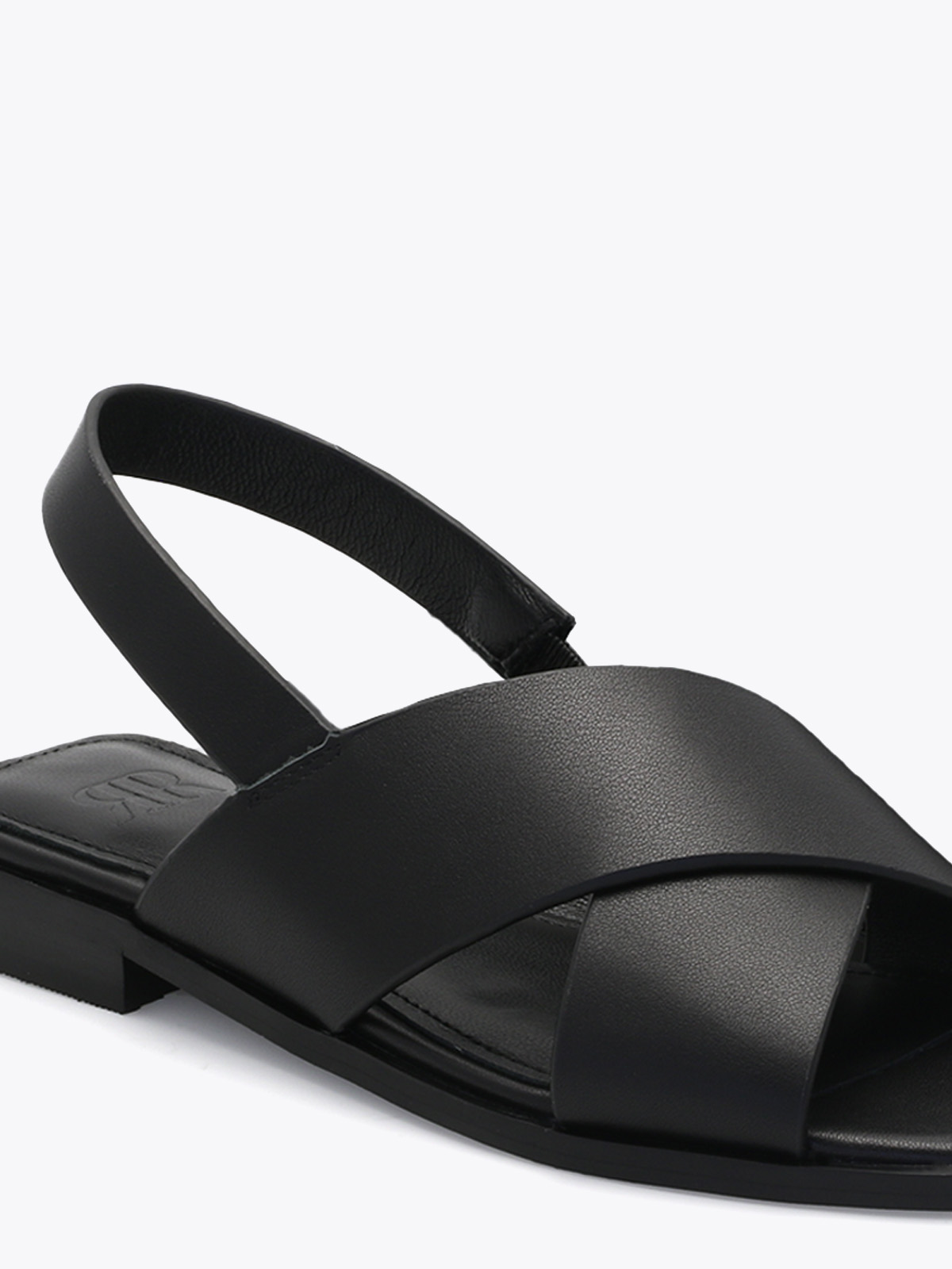 Roberto Rosso Cross Sandal Leather - black - Bilde 5