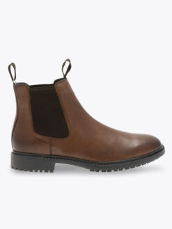 Gregers Bobby Chelsea leather - brown