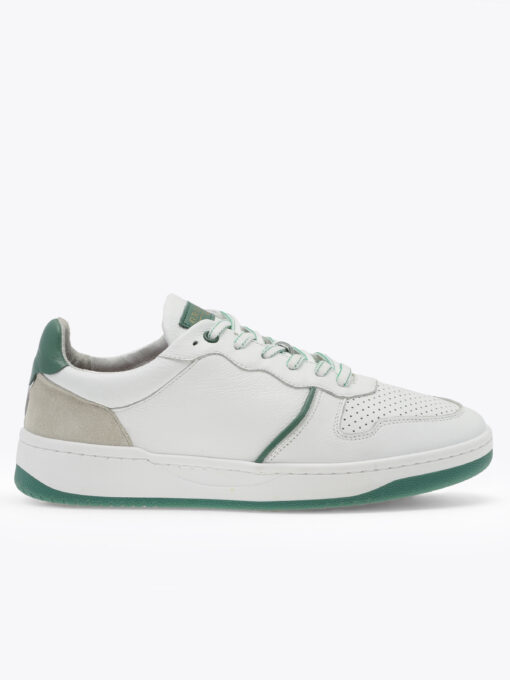 Gregers Clay leather - white green