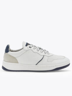 Gregers Clay leather - white blue