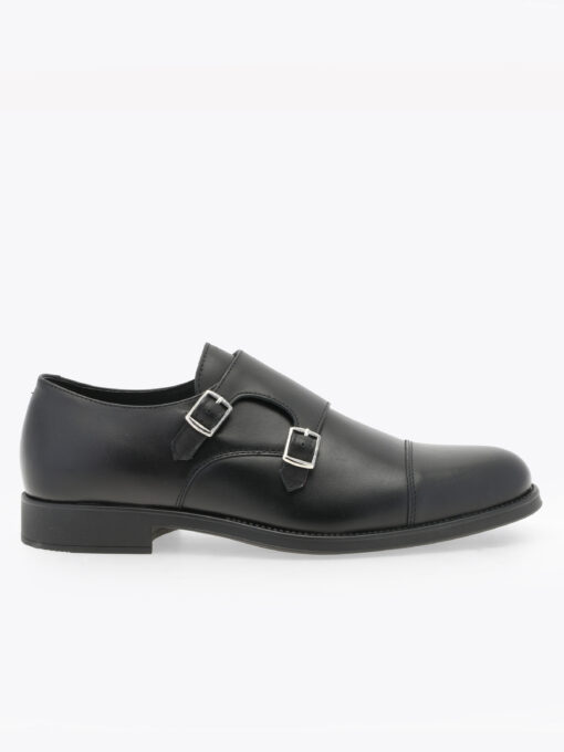 Gregers Monkstrap - black
