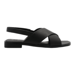 Roberto Rosso Cross Sandal Leather - black