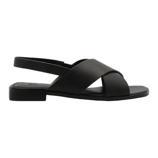Roberto Rosso Cross Sandal Leather - black
