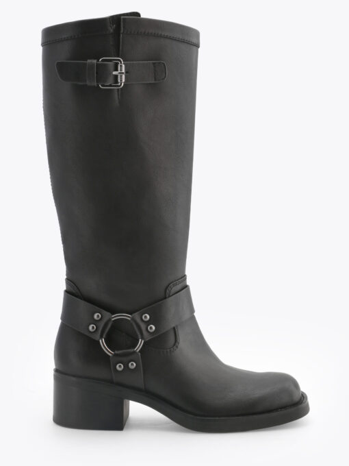 Roberto Rosso Camperos high buckle - black