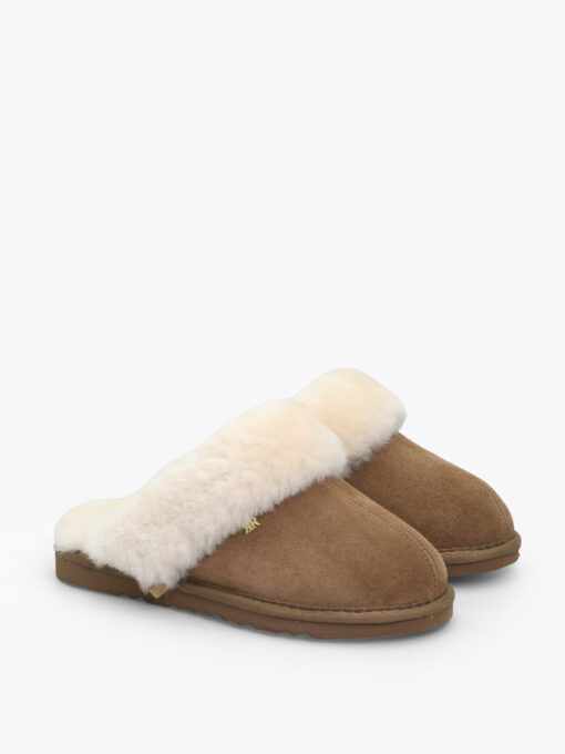 Roberto Rosso Sheepskin slipper - cognac - Bilde 2
