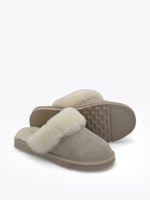 Roberto Rosso Sheepskin slipper - light-grey - Bilde 3