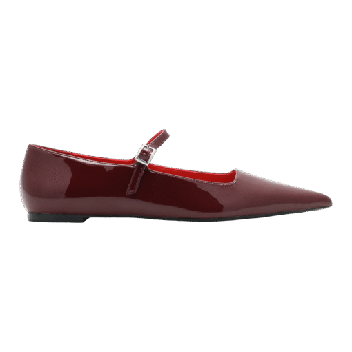 Roberto Rosso Pointed Ballerina - red