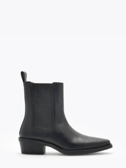 Roberto Rosso Mira Leather Boot - black