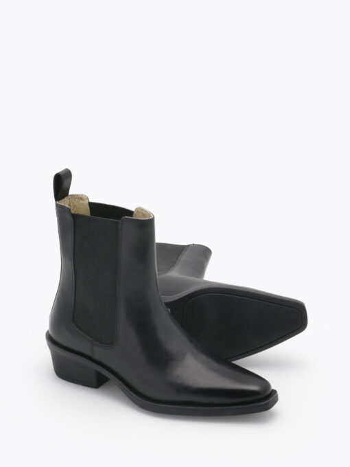Roberto Rosso Mira Leather Boot - black - Bilde 3