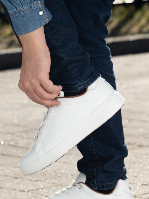 Jean Paul Vence M Leather - bright white - Bilde 4