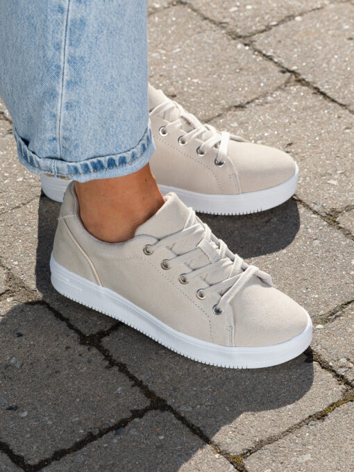 Roberto Rosso Gorbio low suede - beige - Bilde 4