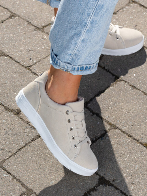 Roberto Rosso Gorbio low suede - beige - Bilde 2