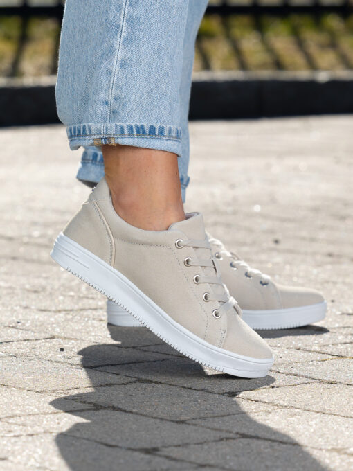 Roberto Rosso Gorbio low suede - beige - Bilde 10