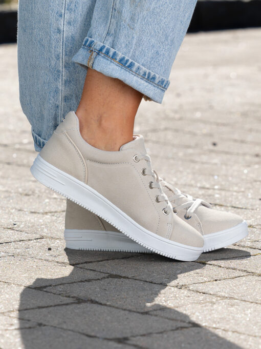 Roberto Rosso Gorbio low suede - beige - Bilde 8