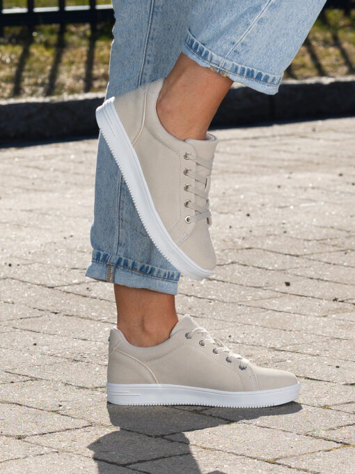 Roberto Rosso Gorbio low suede - beige - Bilde 5