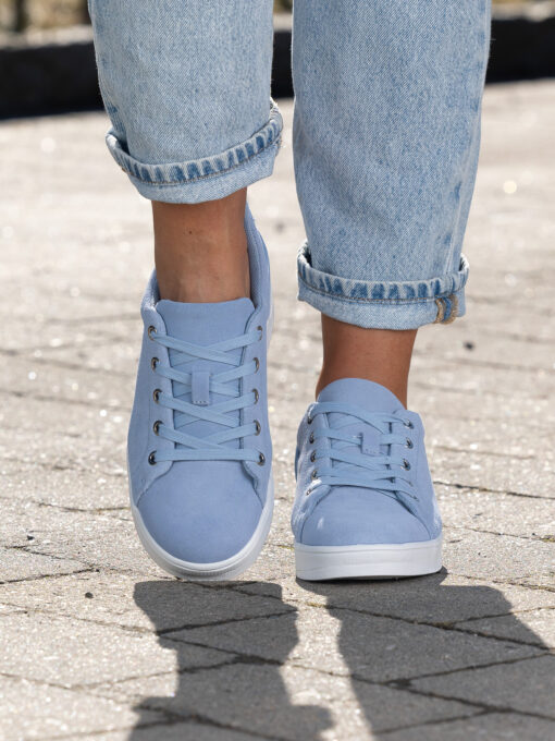 Roberto Rosso Gorbio low suede - blue - Bilde 12