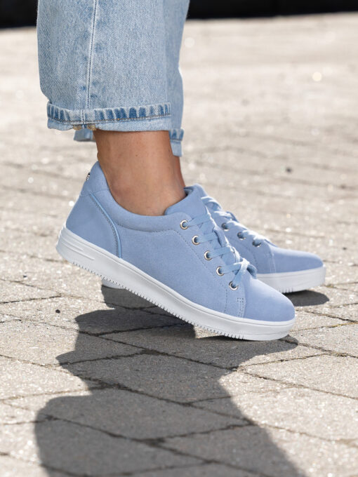 Roberto Rosso Gorbio low suede - blue - Bilde 10