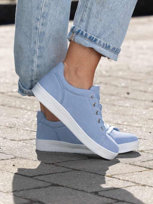 Roberto Rosso Gorbio low suede - blue - Bilde 4