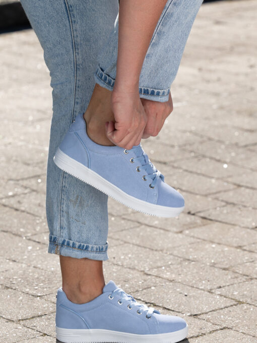 Roberto Rosso Gorbio low suede - blue - Bilde 3
