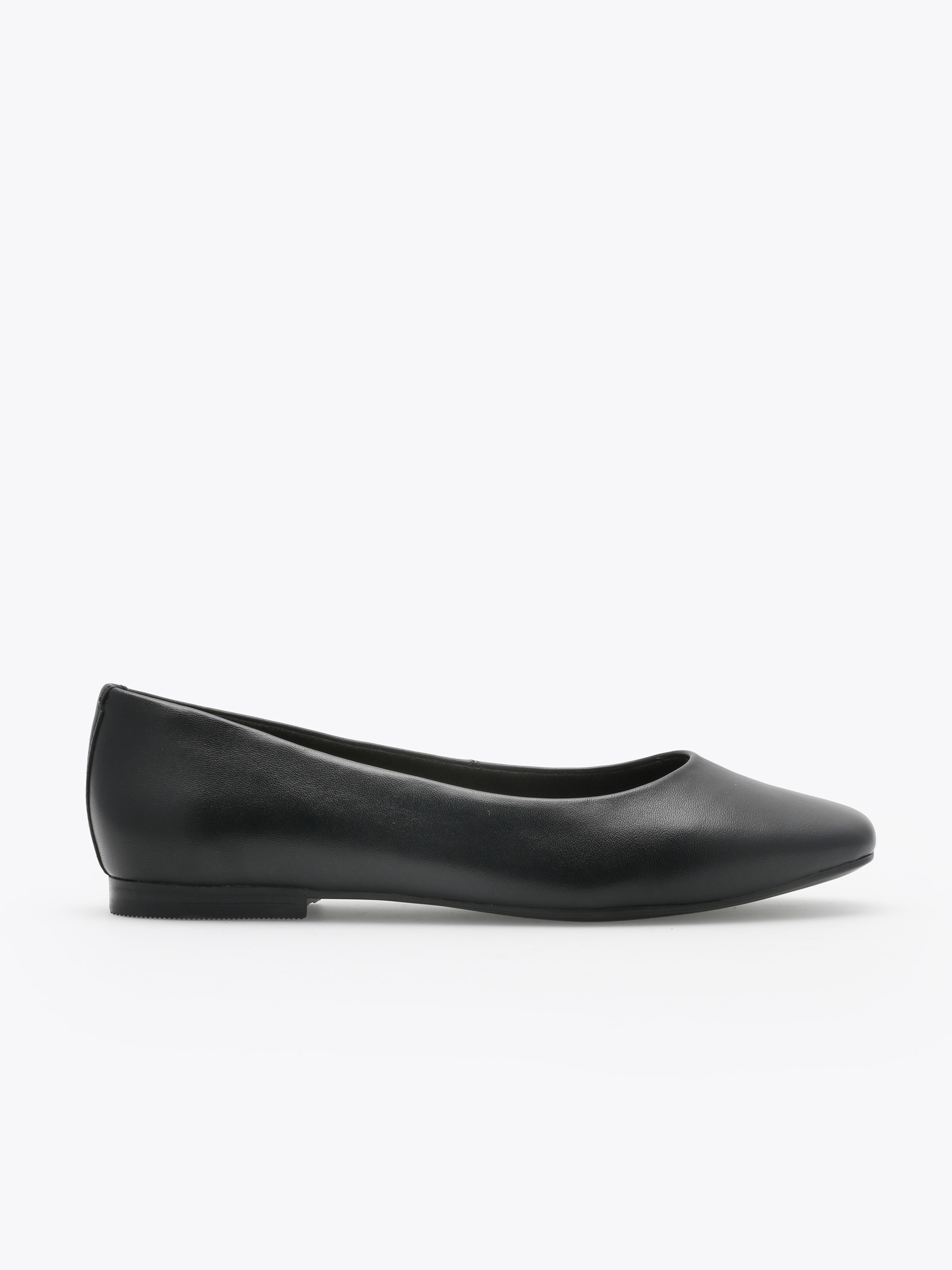 Roberto Rosso Trieste Ballerina Leather — Black