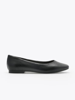 Roberto Rosso Trieste Ballerina Leather - black