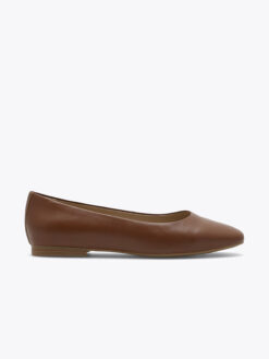 Roberto Rosso Trieste Ballerina Leather - cognac