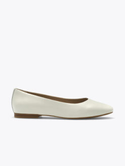 Roberto Rosso Trieste Ballerina Leather - cream