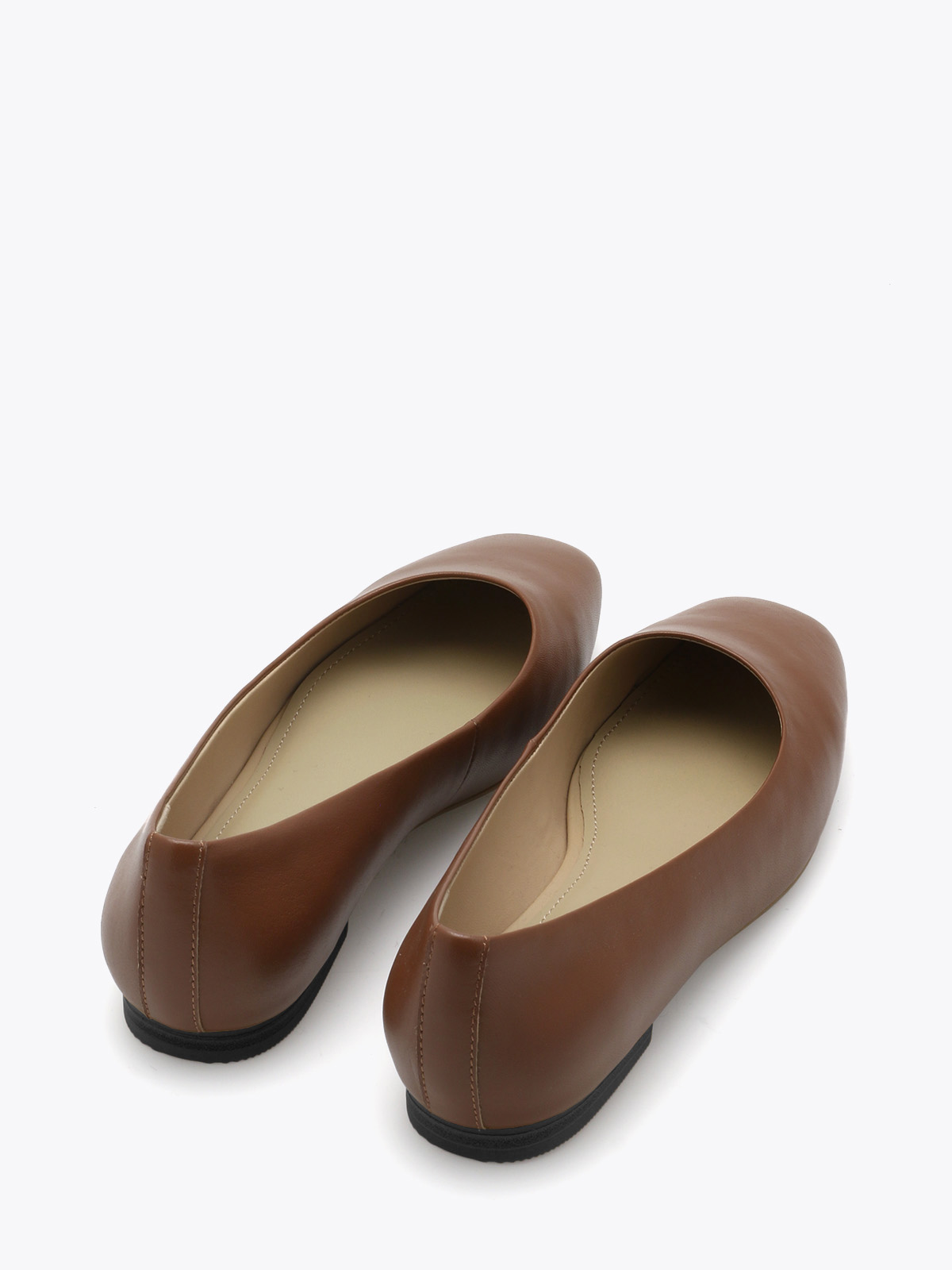 Roberto Rosso Trieste Ballerina Leather - cognac - Bilde 4