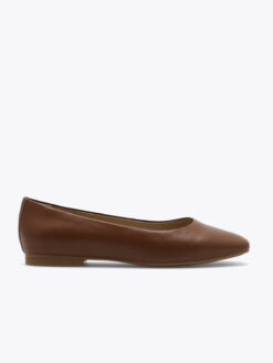 Roberto Rosso Trieste Ballerina Leather - cognac