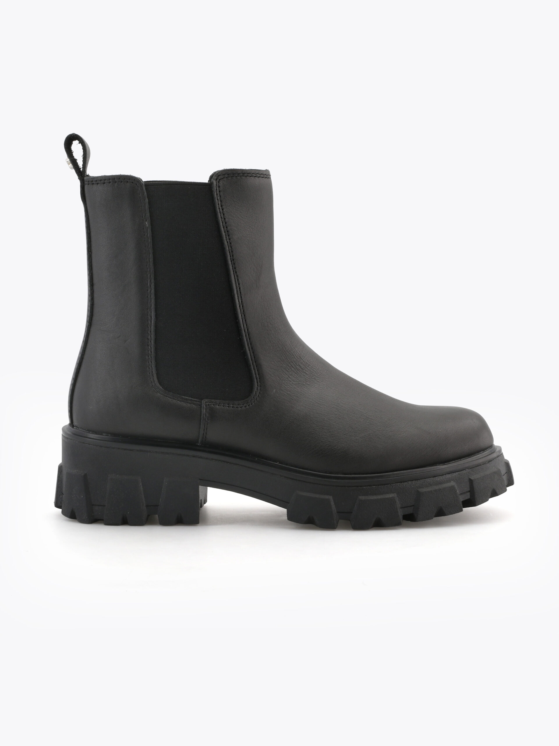 Roberto Rosso Leather combat chelsea warm - black