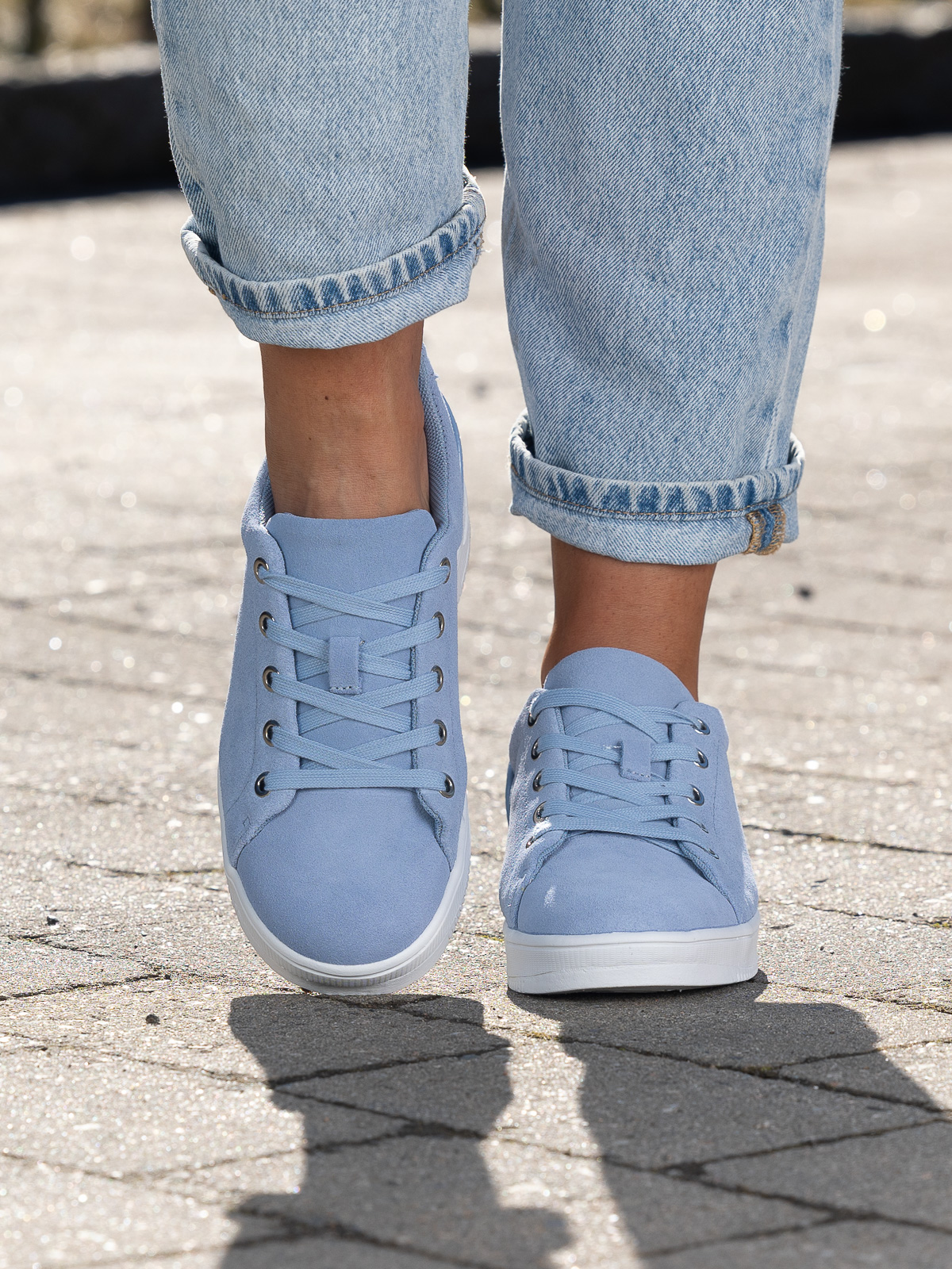 Roberto Rosso Gorbio low suede - blue - Bilde 14