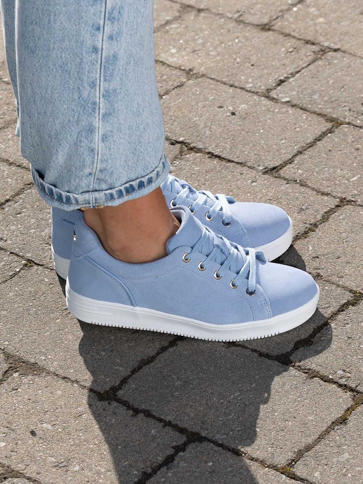 Roberto Rosso Gorbio low suede - blue - Bilde 10