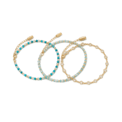 Roberto Rosso Beaded Bracelet Set - multi