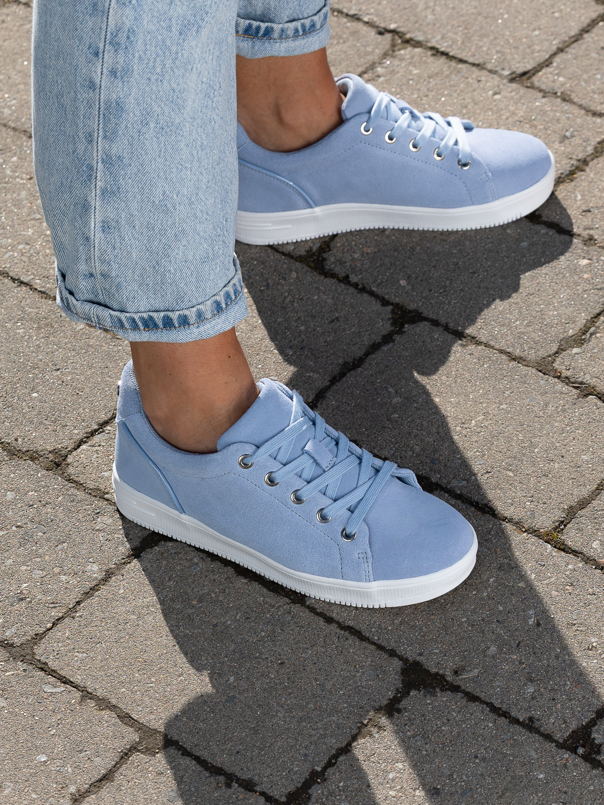 Roberto Rosso Gorbio low suede - blue - Bilde 8
