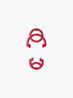 Birkebeiner Vendbare tipper pigger 36-39 - red