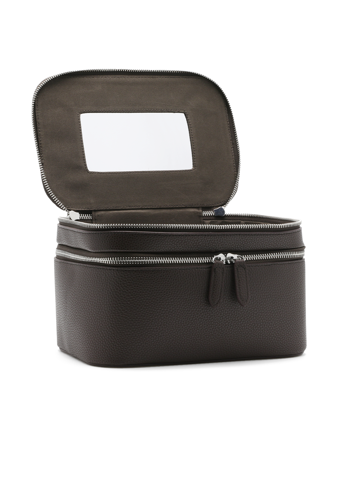 Roberto Rosso Terra - Beauty Cosmetic Bag - dark-brown - Bilde 4