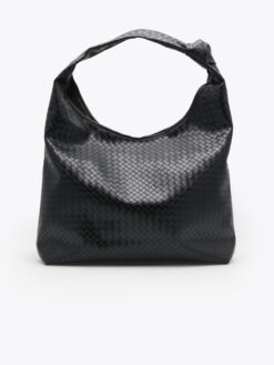 Roberto Rosso Woven hobo bag - black