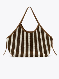Roberto Rosso Bonbon Beach Bag - brown