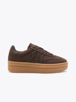 Roberto Rosso Stella Platform Sneaker - dark-brown