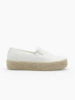Roberto Rosso Vina Espadrille Loafer - white lace