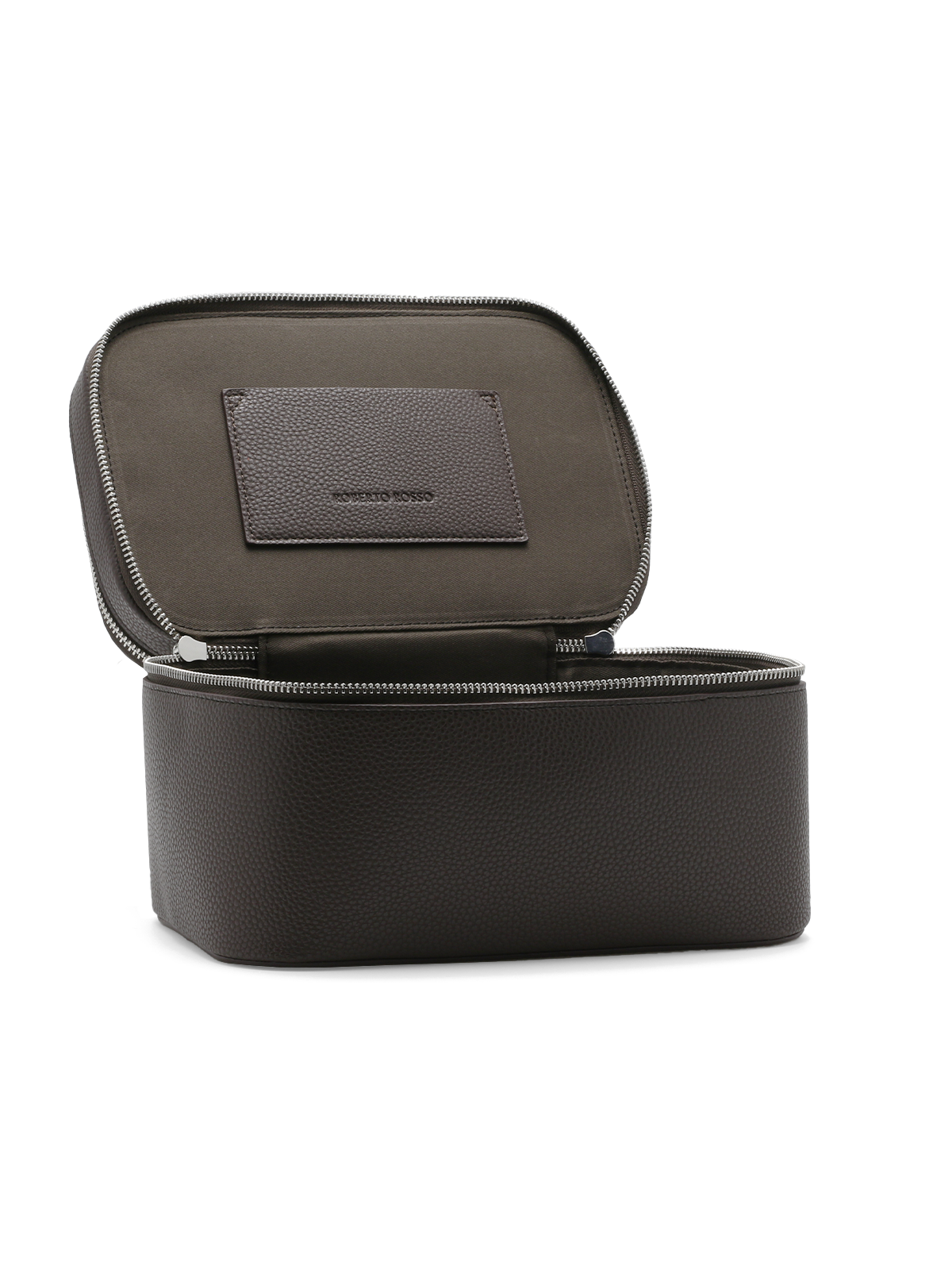 Roberto Rosso Terra - Beauty Cosmetic Bag - dark-brown - Bilde 3
